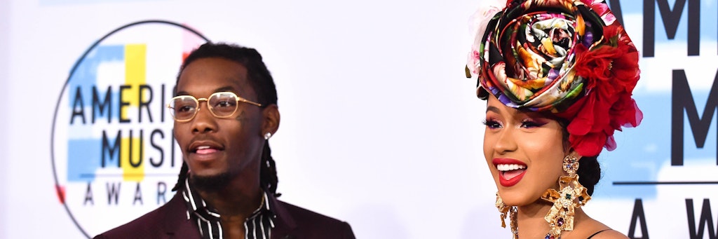 Führen eine turbulente Ehe: Offset und Cardi B, hier bei den American Music Awards in Los Angeles im Jahr 2018.