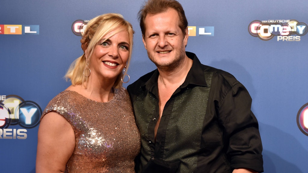 Danni und Jens Büchner im Oktober 2018 - gut einen Monat später verstarb der Malle-Sänger.