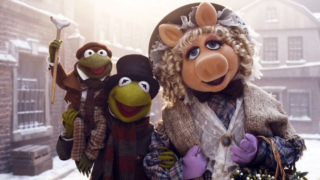 Ein Bild aus der „Muppet Show“ mit Kermit und Co.