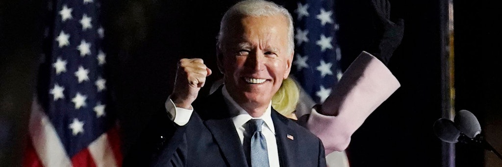 Der ehemalige Vizepräsident Joe Biden hat mit 273 Wahlmännern die erforderliche Mehrheit.