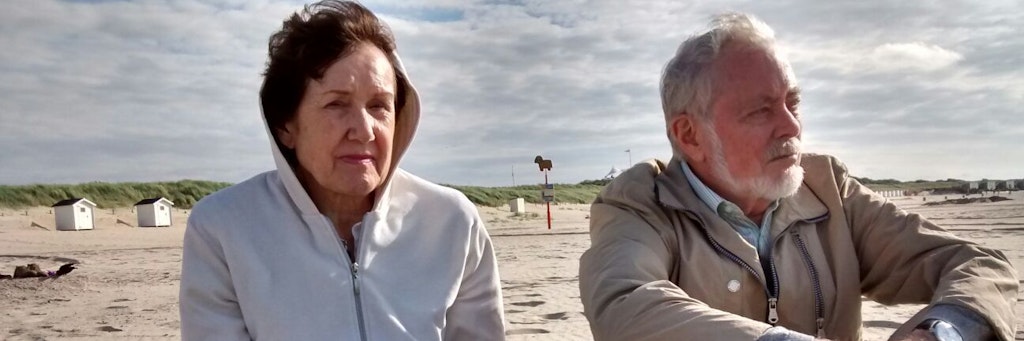 Hellmut und seine Ehefrau Ingrid bei einem ihrer Urlaube an der Nordsee.