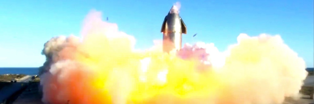 Dieses von SpaceX zur Verfügung gestellte Videostandbild zeigt die Explosion einer Rakete der Raumfahrt-Firma SpaceX bei der Landung.