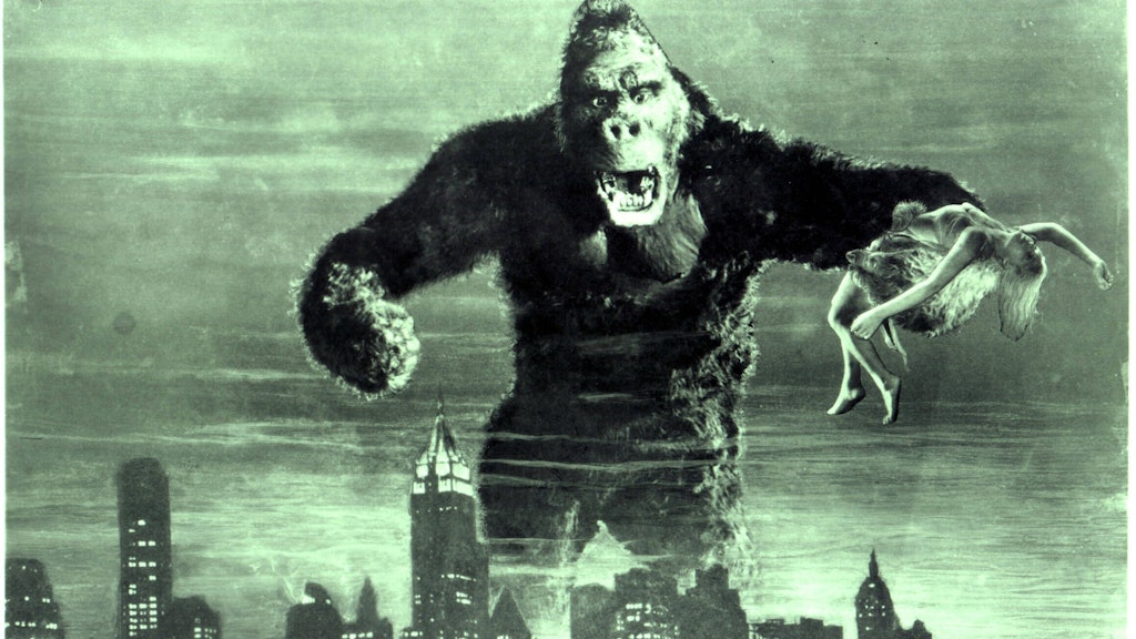 Eine der Vorhersagen: Ein Riesenaffe im King-Kong-Format wird auf einer einsamen Insel entdeckt – ähnlich wie King Kong.