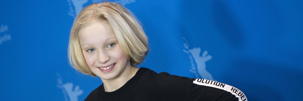 Die Berliner Jungschauspielerin Helena Zengel bei der Berlinale im Februar 2019.
