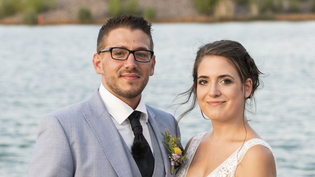 Daniela und René bei ihrer („Hochzeit auf den ersten Blick“).