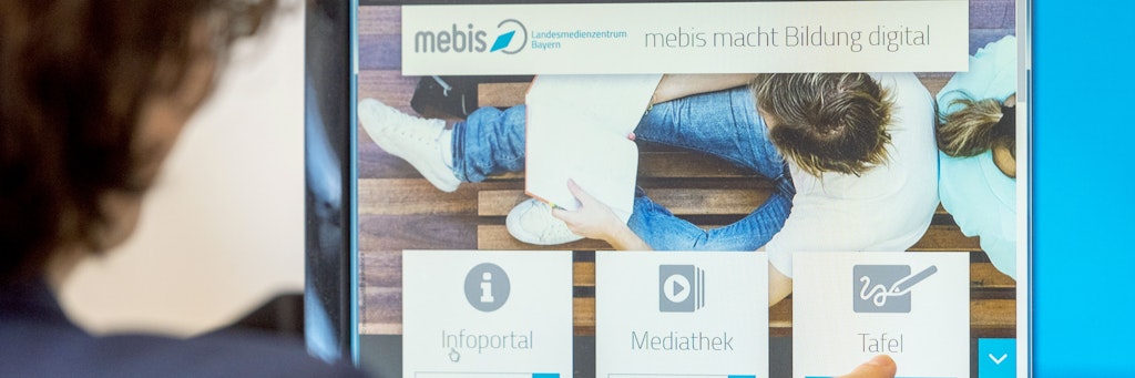 Die Plattform Mebis des Landesmedienzentrums Bayern.