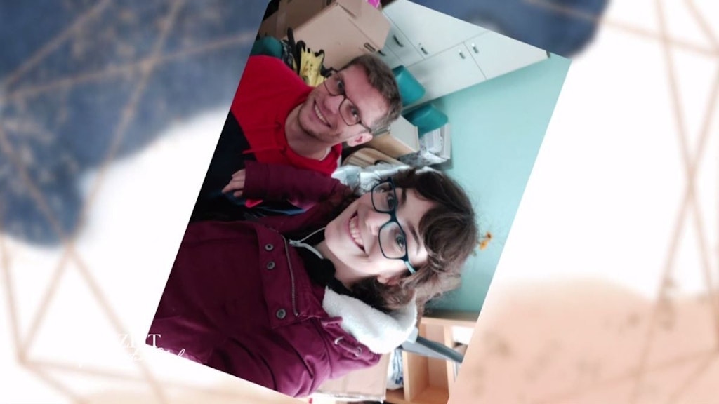 Glücklich im Umzugschaos: Annika und Manuel. 