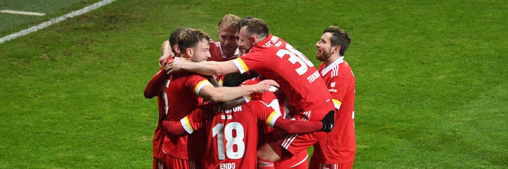 Die Eisernen jubeln auch gegen den BVB.