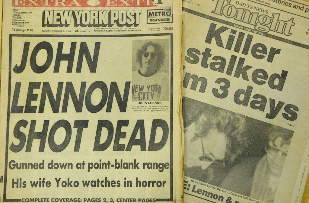 So berichteten die Zeitungen in New York nach dem Mord an John Lennon.