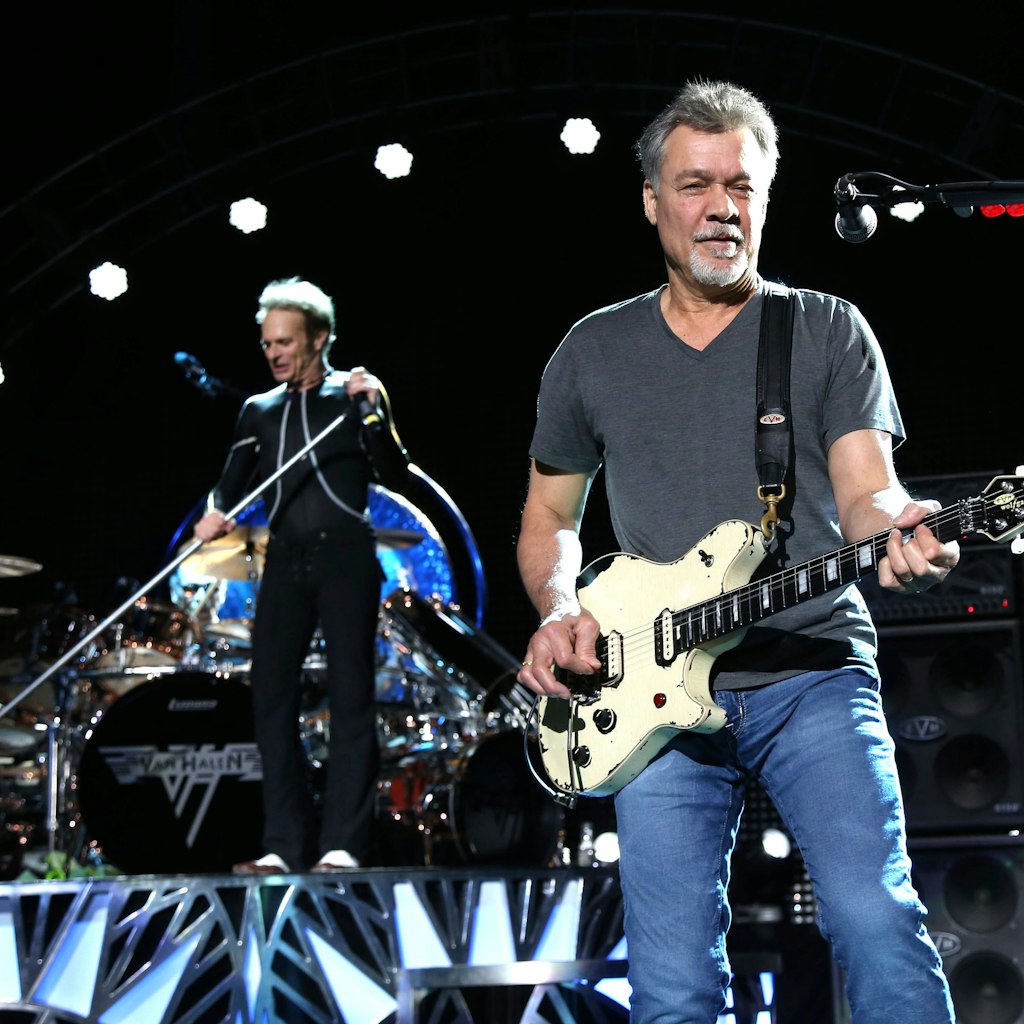 David Lee Roth (l) und Eddie Van Halen im Jahr 2015.