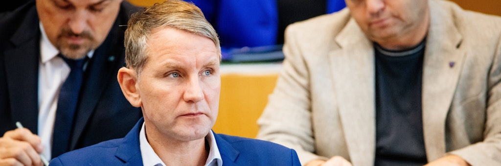 Nicht mal seine Kameraden kennen seinen echten Namen: Björn Höcke