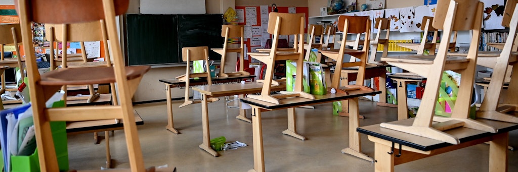 Ein Klassenzimmer in Berlin (Symbolfoto).