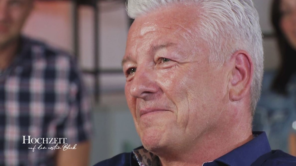 Ein Mann mit Gefühlen: Norbert hat Tränen in den Augen. 