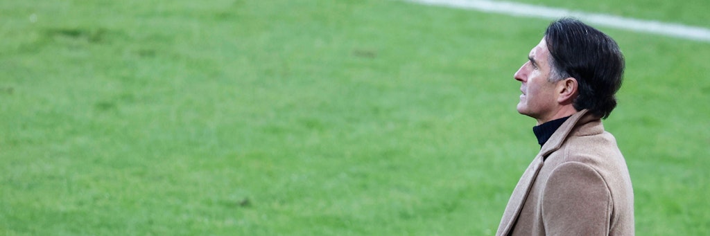 Herthas Trainer Bruno Labbadia ist unter Druck. Im nächsten Jahr müssen mehr Punkte her.