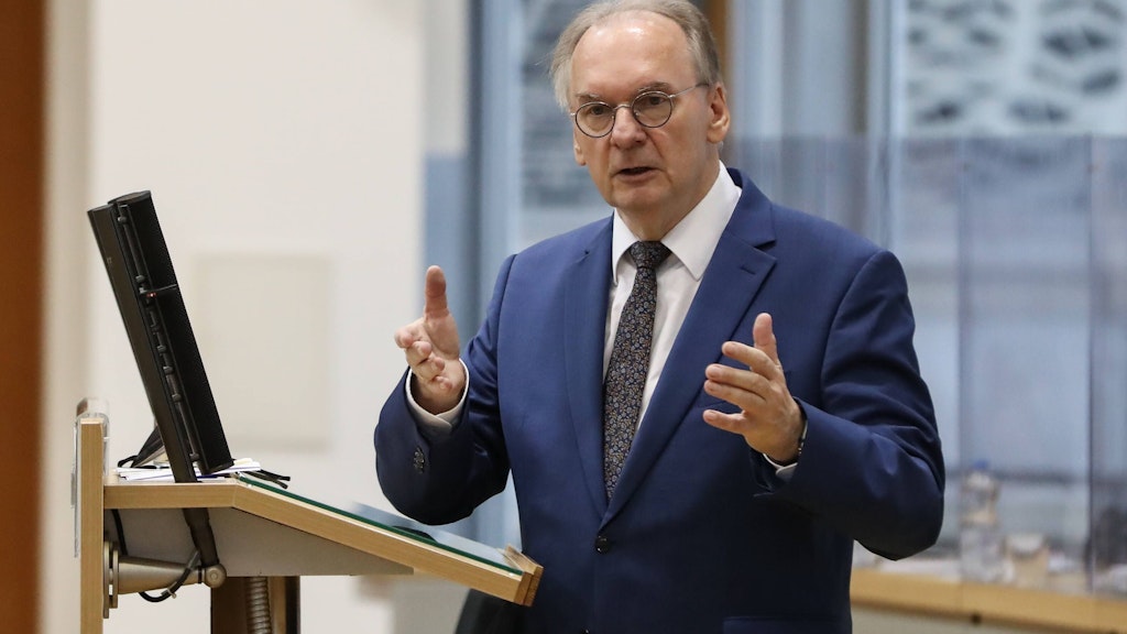 Sachsen-Anhalts Regierungschef Dr. Reiner Haseloff (CDU)