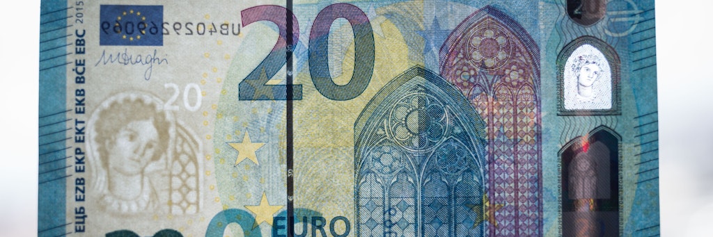 Bald mit neuer Lackierung: der 20-Euro-Schein.