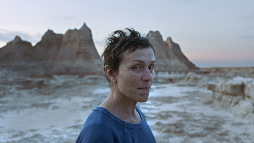 Frances McDormand als Fern in einer Szene des Films «Nomadland» 