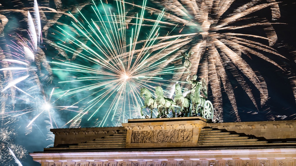 Auch am Brandenburger Tor gibt es in diesem Jahr kein Feuerwerk.