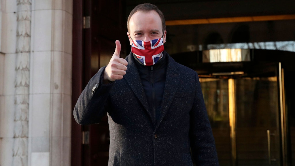 Der britische Gesundheitsminister Matt Hancock.