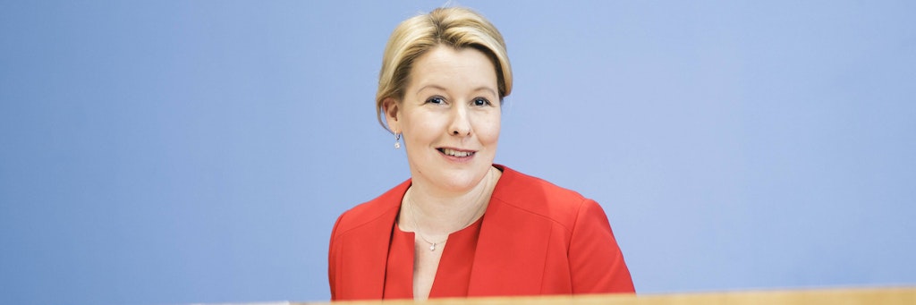 Ist davon überzeugt, dass Kinder keine Infektionstreiber sind: Familienministerin Franziska Giffey (SPD).