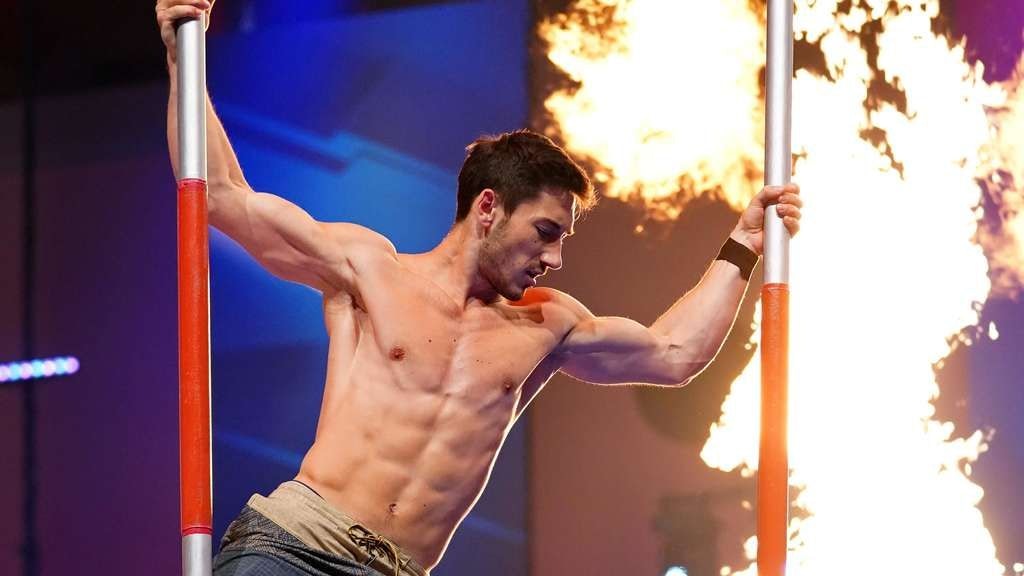 Samuel Faulstich, Finalist bei „Ninja Warrior“ 2018. 