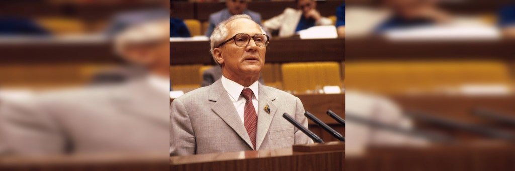 DDR-Staatschef Erich Honecker