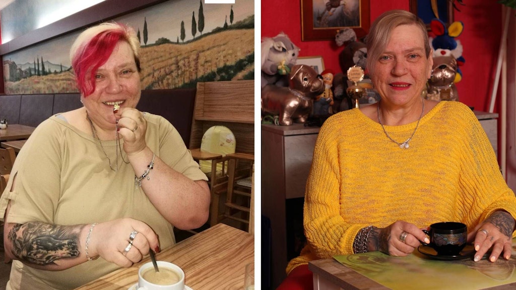 Kerstin Behrend vor und nach ihrem Gewichtsverlust