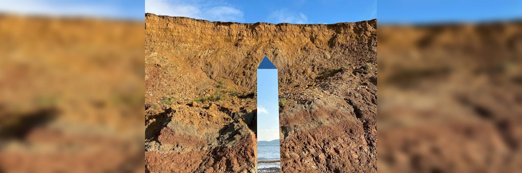Der mysteriöse Monolith auf der britischen Isle of Wight.