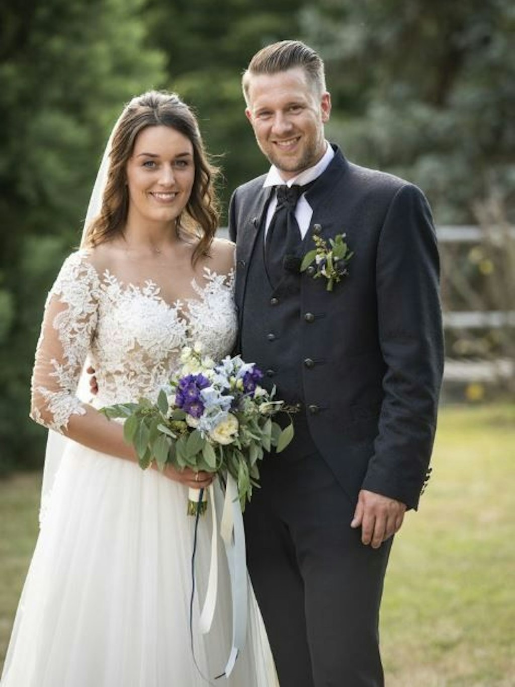 Emily und Robert: Da war das „Hochzeit auf den ersten Blick“-Paar noch glücklich.