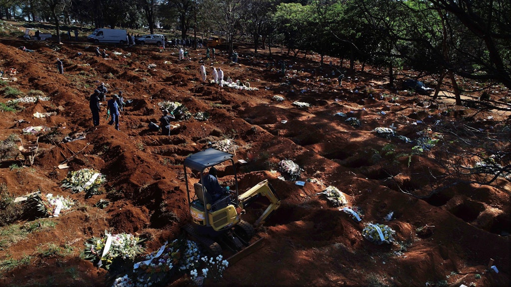 In Brasilien ist die Zahl der Corona-Todesfälle auf über 25.000 gestiegen.