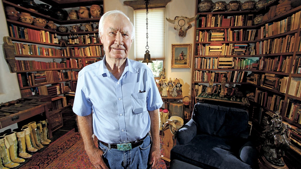 Millionär Forrest Fenn steht in seinem Haus in Santa Fe (US-Bundesstaat New Mexico). 