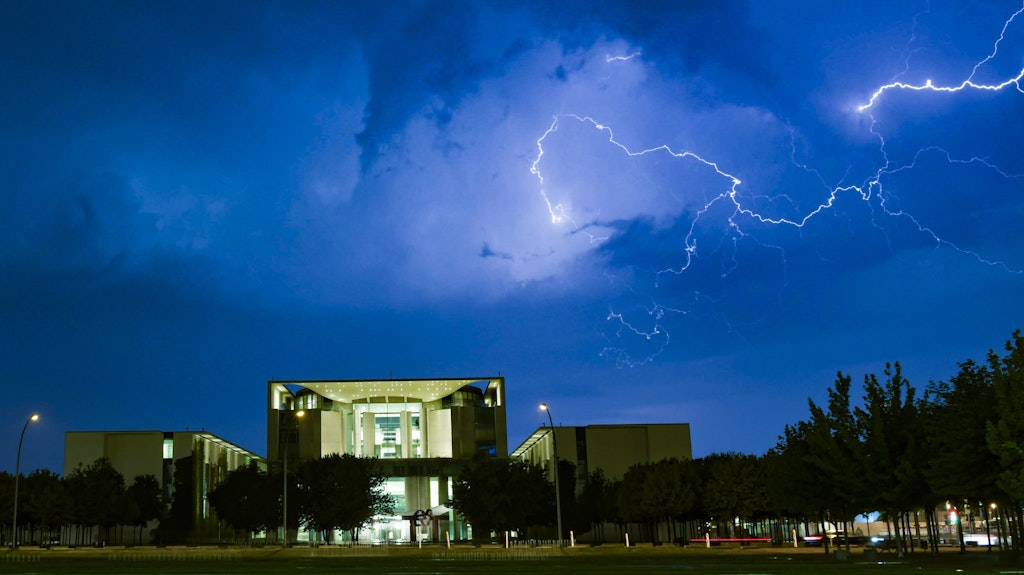 Gewitter über Berlin (Archivbild)