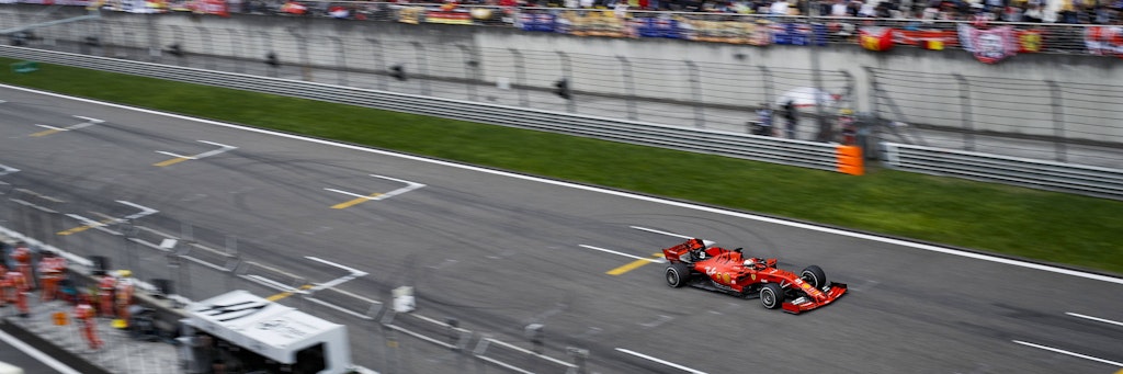 Sebastian Vettel beim Großen Preis von China 2019.