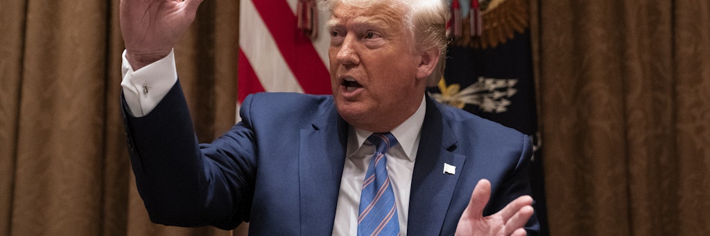 US-Präsident Donald Trump attackiert die Bundesregierung mit scharfen Worten.