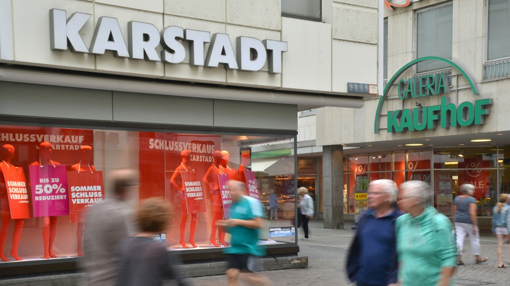 Warenhäuser Galeria Kaufhof und Karstadt