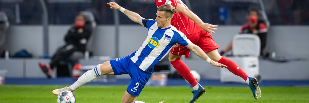 Rechtsverteidiger Peter Pekarik (33) gibt immer alles, steht sinnbildlich für Herthas Aufschwung. 