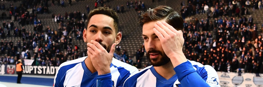 Matheus Cunha und Marvin Plattenhardt brummt weiter der Schädel. 