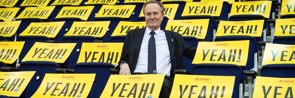 Yeah: Albas Trainer Aito Garcia Reneses bleibt cool.