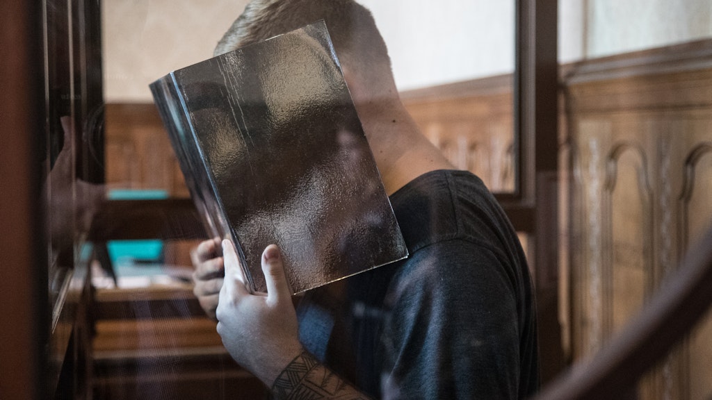 Marco K. (25) vor Gericht.