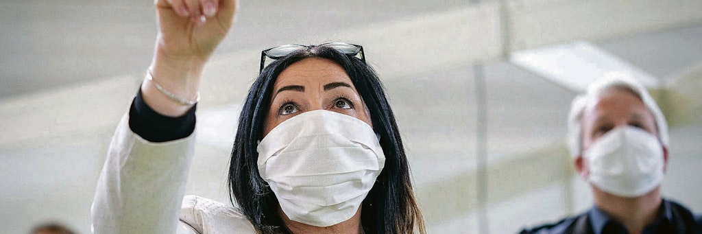 Gesundheitssenatorin Dilek Kalayci ist pber den Anstieg des R-Wertes besorgt.