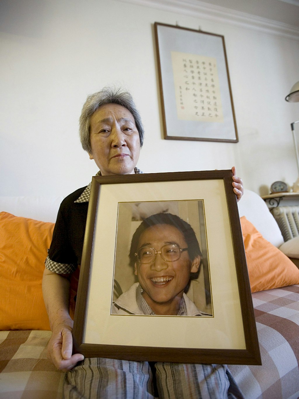 Zhang Xianling klagt an: Beim Blutbad kam ihr 19-jähriger Sohn ums Leben.