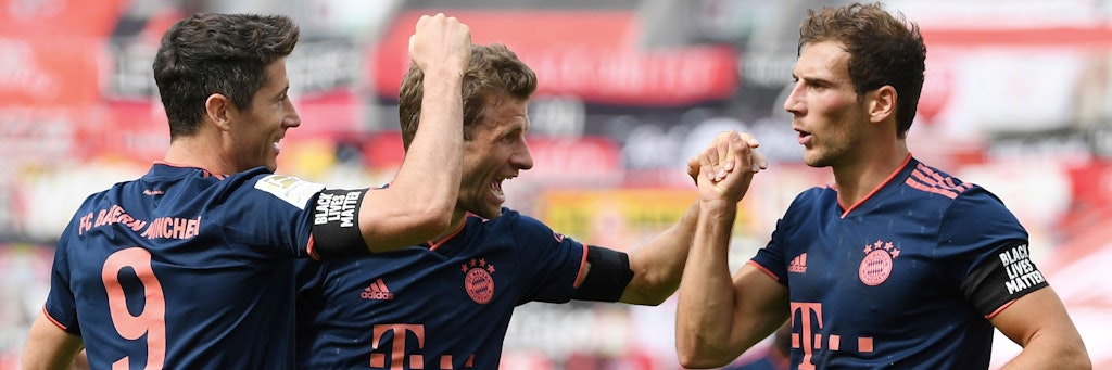 Die Münchner jubeln: Der FC Bayern ist schon fast wieder Meister.