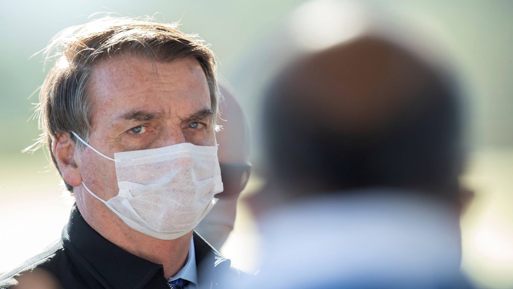 Präsident Jair Bolsonaro beschimpft die Demonstranten als „Asoziale“ und „Terroristen“.