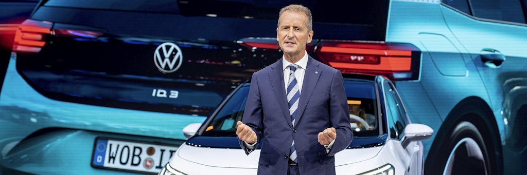 Herbert Diess stellte im September 2019 das ID.3-Elektroauto vor. Doch die Produktion macht Probleme.