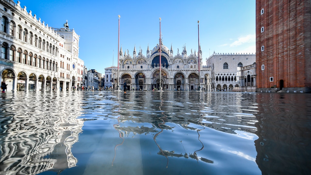 Im November stand Venedig unter Wasser. Solche Szenarien soll „Mose“ verhindern.