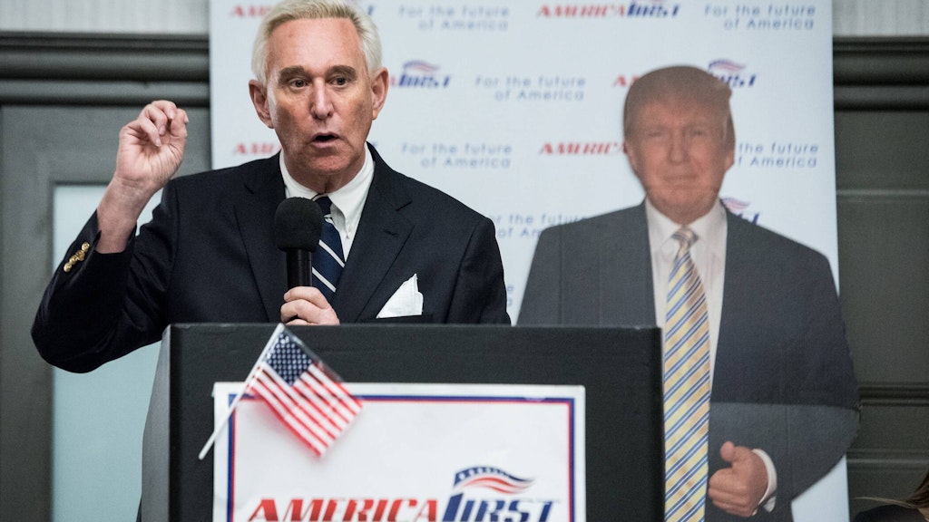 Roger Stone beriet Donald Trump im Präsidentschafts-Wahlkampf 2016. 