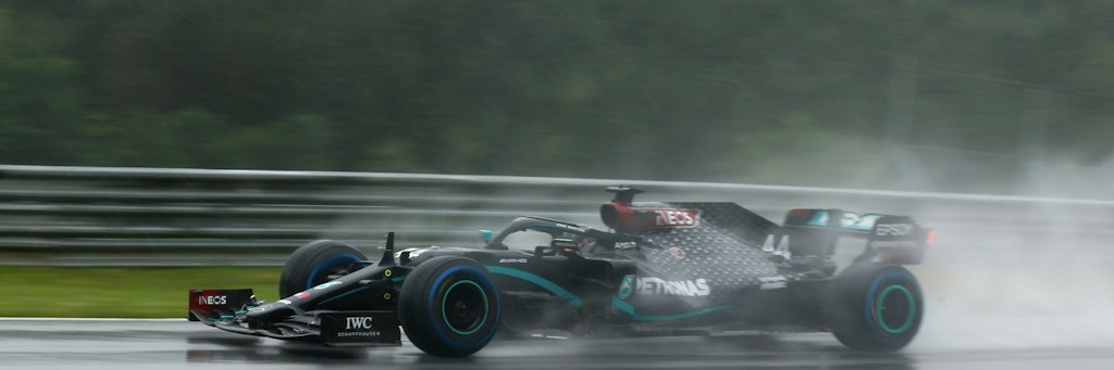 Lewis Hamilton bewies im Regen in Spielberg seine ganze Klasse.