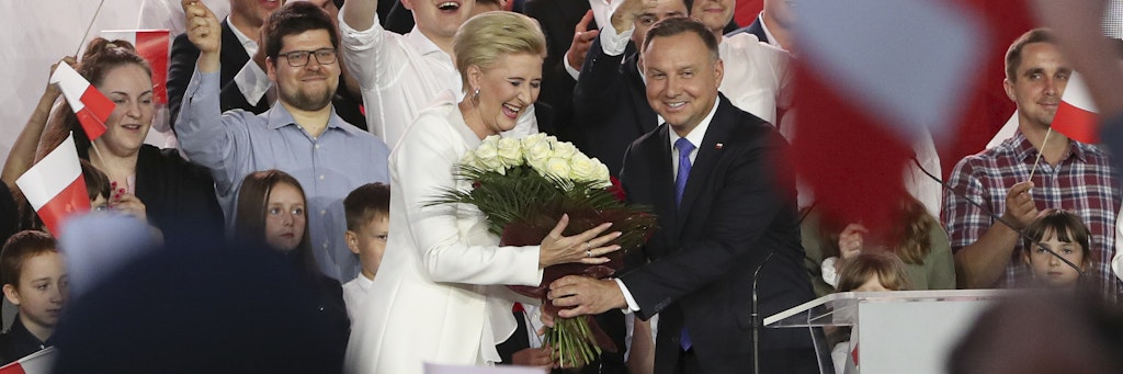 Amtsinhaber Andrzej Duda.
