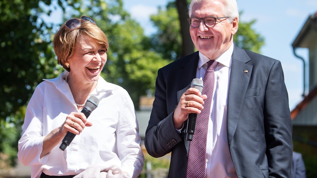 Richterin Elke Büdenbender und ihr Mann: Bundespräsident Frank-Walter Steinmeier. 