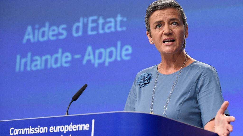 Margrethe Vestager will den iPhone-Hersteller an die Steuer-Kandarre legen. Vorerst ist die Wettbewerbs-Kommissarin der EU damit gescheitert.